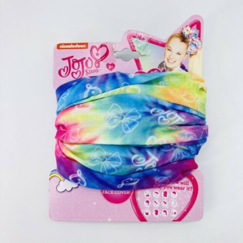 Jojo Siwa Face Mask Bandana Neck Gaiter Scarf Headband Hairband Bracelet